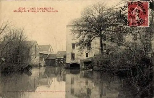 Ak Coulommiers Seine et Marne, Moulin de Triangle, la Tannerie