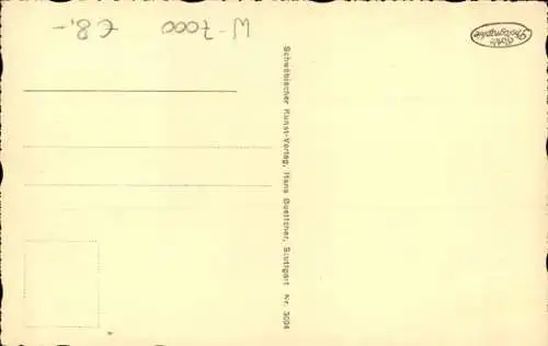 Ak Stuttgart in Württemberg, Altstadt, Geschäftsstraße, Turm, Weinstube