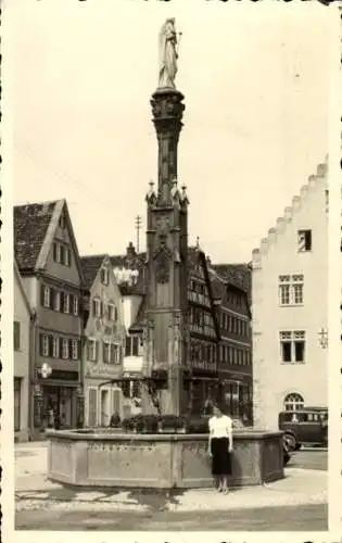 Ak Bad Mergentheim in Tauberfranken, Brunnen