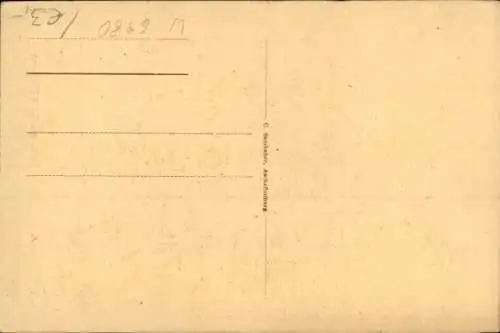 Ak Wertheim am Main, Schlossruine