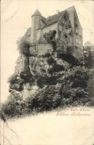 Ak Hohnstein Sächsische Schweiz, Schloss Hohnstein