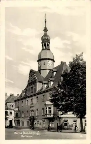 Ak Borna in Sachsen, Rathaus