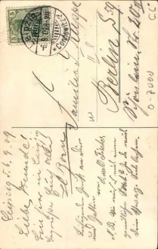 Ak Leipzig in Sachsen, Peterstraße während der Messe