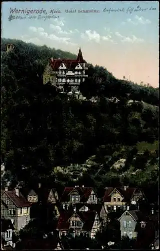 Ak Wernigerode am Harz, Hotel Sennhütte