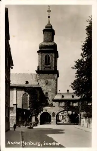 Ak Aschaffenburg in Unterfranken, Sandtor