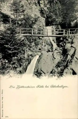 Ak Oppenau im Schwarzwald, Die Büttensteiner Fälle bei Allerheiligen