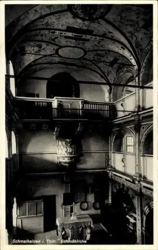 Ak Schmalkalden im Thüringer Wald, Schlosskirche, Innenraum
