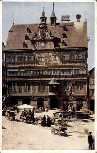 Ak Tübingen am Neckar, Rathaus