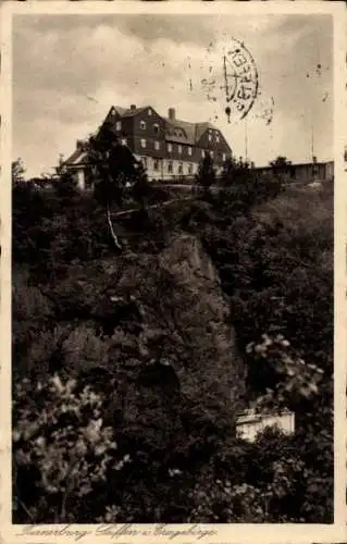 Ak Seiffen im Erzgebirge, Turnerburg Seiffen