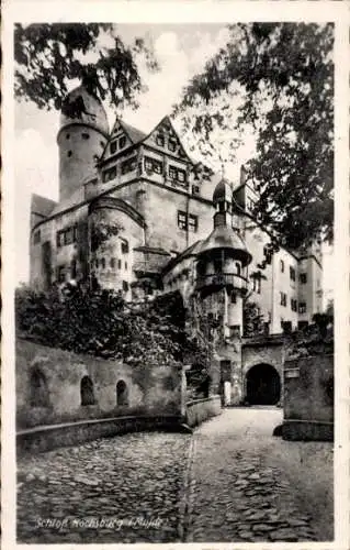 Ak Rochsburg Lunzenau in Sachsen, Die Rochsburg von außen gesehen