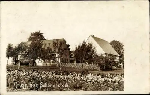 Foto Ak Schönerstadt Oederan Sachsen, Teilansicht