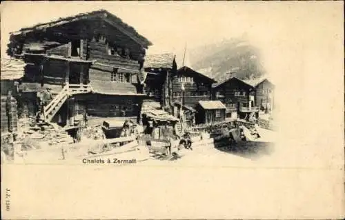 Ak Zermatt Kanton Wallis Schweiz, Chalets