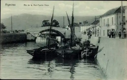 Ak Algeciras Andalusien, Rio de la Miel Puente Veijo