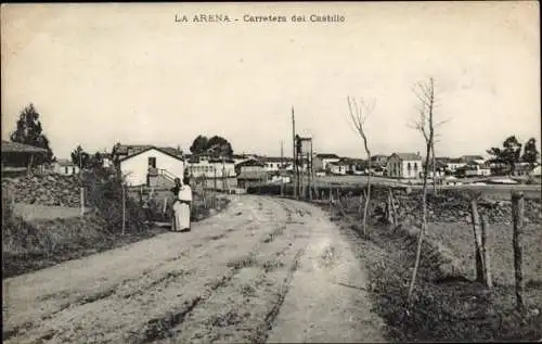 Ak Cerro Castillo Chile, Straßenansicht