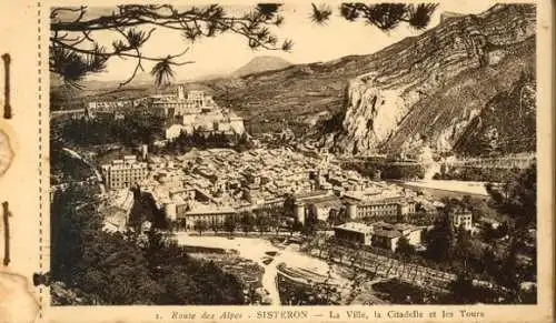 10 Ak Album Sisteron Alpes de Haute Provence