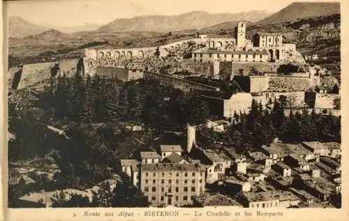 10 Ak Album Sisteron Alpes de Haute Provence