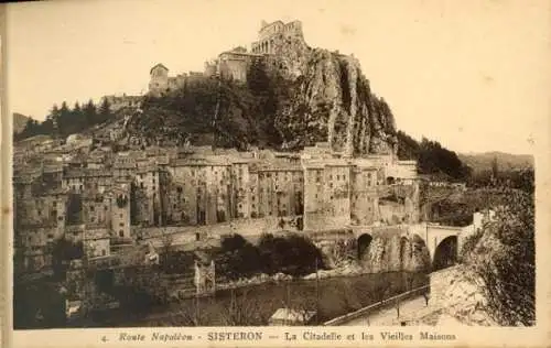 10 Ak Album Sisteron Alpes de Haute Provence