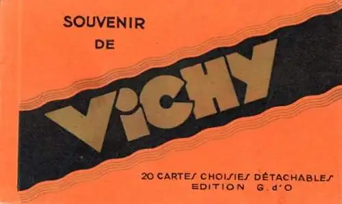 20 Ak Album Vichy, verschiedene Ansichten