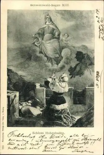 Set von 10 Künstler  AK Schwarzwald Sage