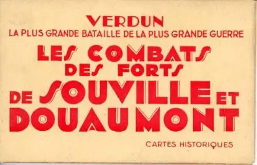 Album10 Ak Verdun La plus grande Bataille de la plus Grande Guerre Les Combats des Forts de Douaumon