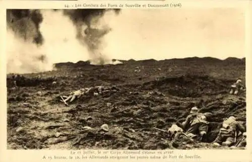 Album10 Ak Verdun La plus grande Bataille de la plus Grande Guerre Les Combats des Forts de Douaumon