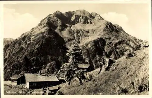 Ak Mittelberg Kleines Walsertal, Bühlalpe, mit Widderstein