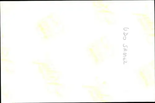 Ak Schauspieler Udo Samel, Portrait, Autogramm