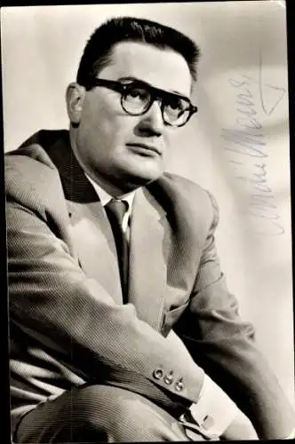 Ak Schauspieler Andre Meurs, Portrait, Autogramm