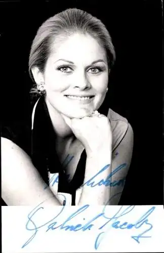 Ak Schauspielerin Gabriele Jacoby, Portrait, Autogramm