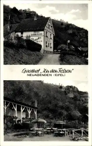 Ak Neuabenden Abenden Nideggen Eifel, Gasthof Zu den Felsen