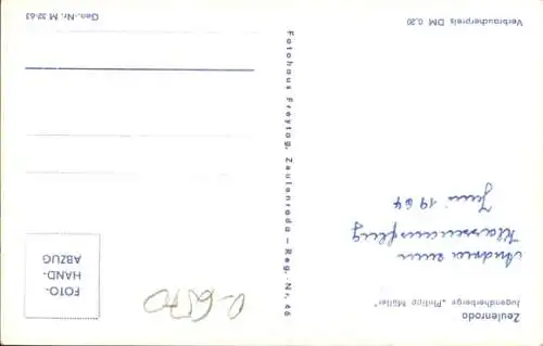 Ak Zeulenroda in Thüringen, Jugendherberge Philipp Müller