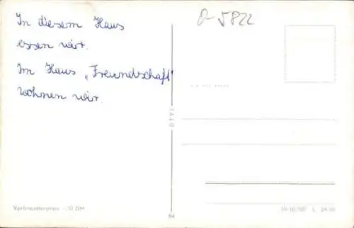 Ak Bad Tennstedt in Thüringen, Haus Lindenhof