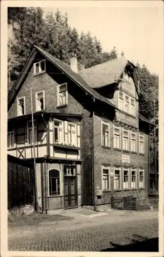 Ak Oelze Katzhütte im Schwarzatal, Gasthof Rohrhammer