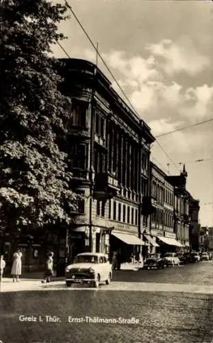 Ak Greiz im Vogtland, Ernst Thälmann Straße