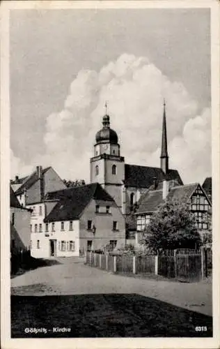 Ak Gößnitz in Thüringen, Kirche