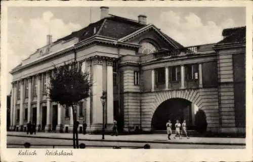 Ak Kalisz Kalisch Posen, Reichsbank