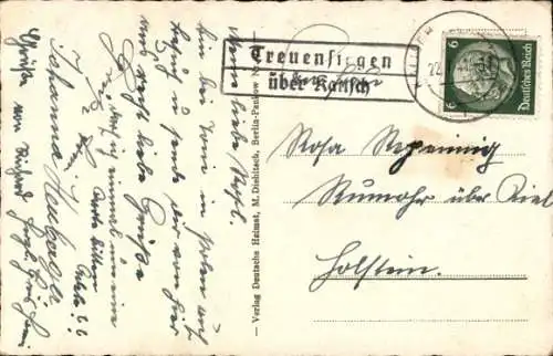 Ak Kalisz Kalisch Posen, Reichsbank