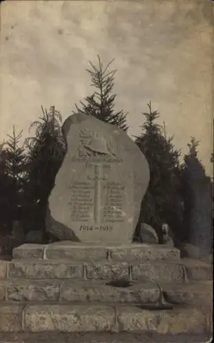 Foto Ak Flintbek in Schleswig-Holstein, Ehrenmal, Gefallene Soldaten 1914-1918