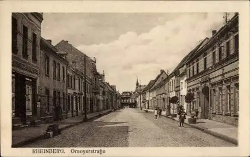 Ak Rheinberg am Niederrhein, Orsoyer Straße