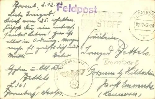 Ak Bydgoszcz Bromberg Westpreußen, Kirche