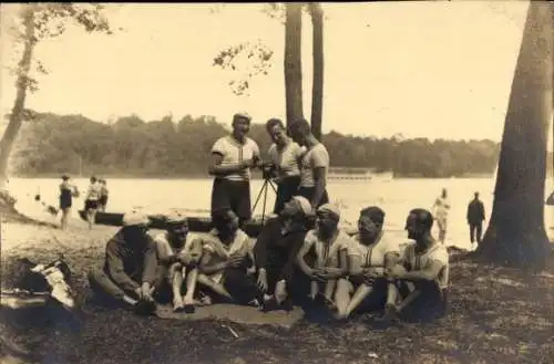 Foto Kinder-Gruppenfoto, Fotoapparat, Fahrt nach Nedlitz, Jahr 1929