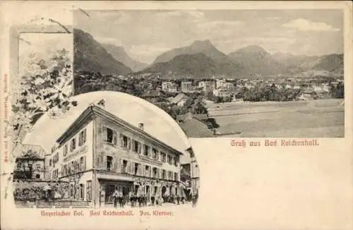 Ak Bad Reichenhall in Oberbayern, Hotel Bayrischer Hof, Gesamtansicht