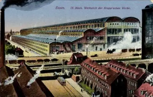 Ak Essen im Ruhrgebiet, IX. Mech. Werkstatt der Krupp'schen Werke