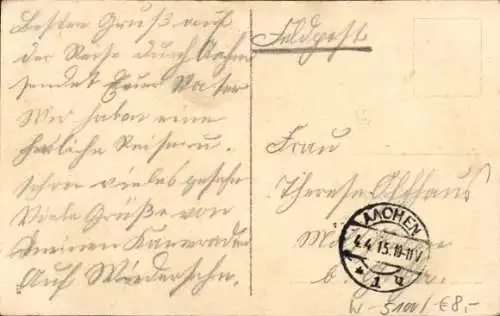 Ak Aachen, Stadtwald, Waldschenke