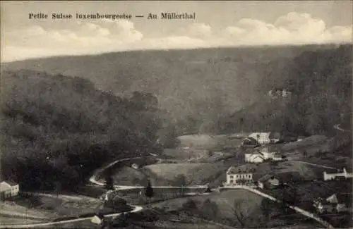 Ak Müllerthal Waldbillig Luxemburg, Gesamtansicht