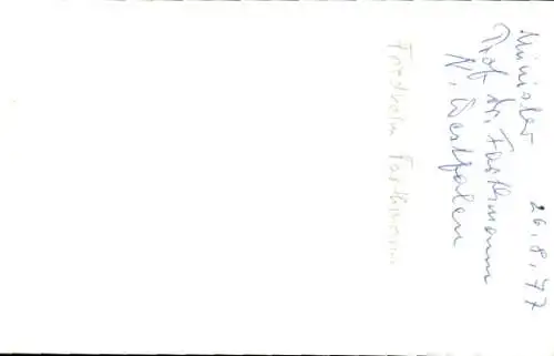 Ak Politiker Friedhelm Farthmann, Portrait, SPD, Autogramm