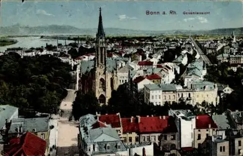 Ak Bonn am Rhein, Gesamtansicht