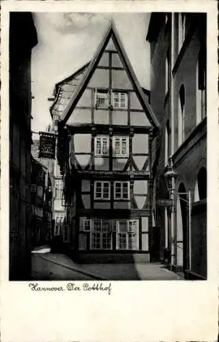 Ak Hannover in Niedersachsen, Potthof, Fachwerkhaus