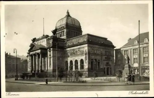 Ak Barmen Wuppertal, Ruhmeshalle