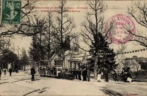 Ak Roubaix Nord, Internationale Ausstellung des Nordens 1911, Avenue Jussieu